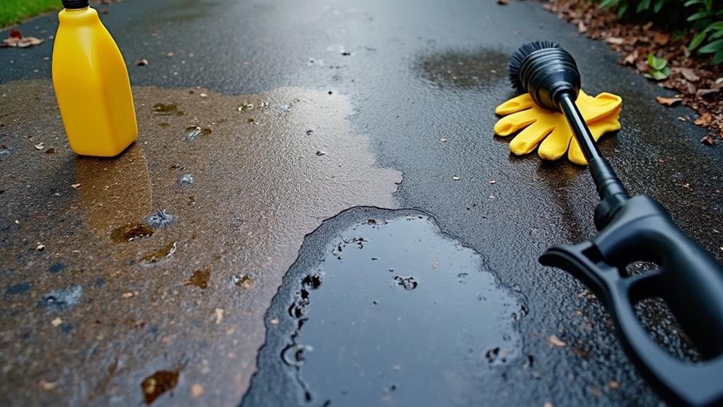 tarmac driveway stain removal