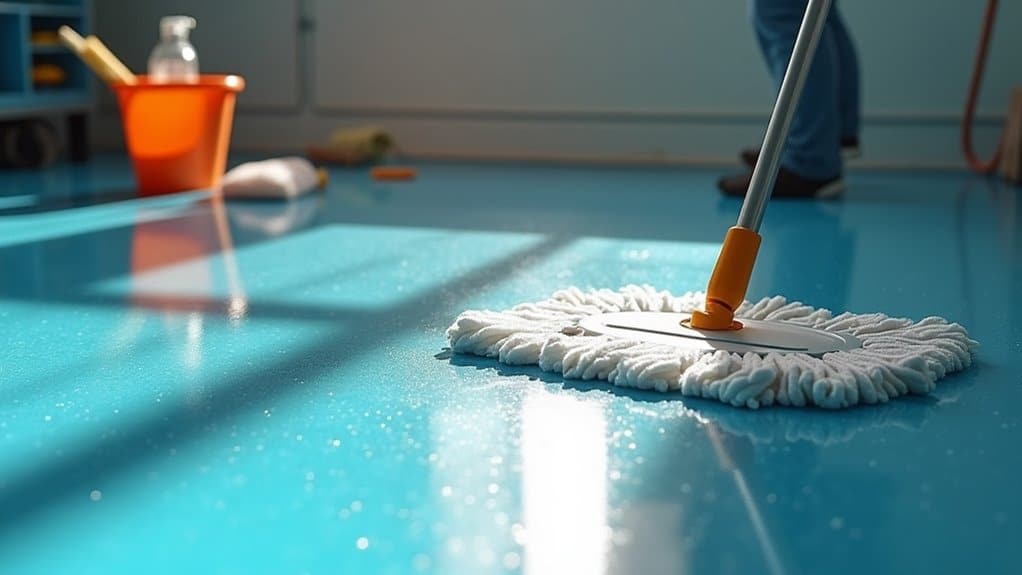 epoxy flooring care tips