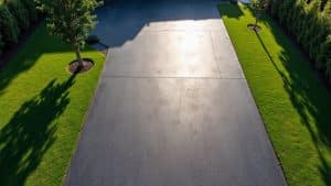 sleek titanium resin driveway ideas