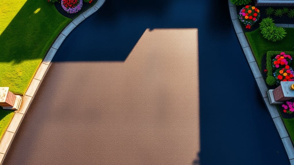 custom driveway color advantages