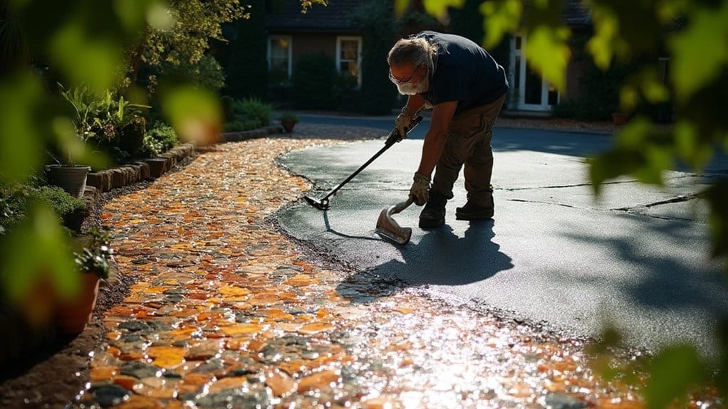 decorative finish for tarmac