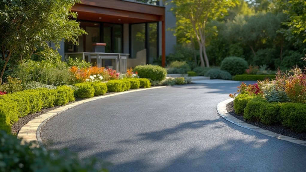 stylish tarmac driveway edging