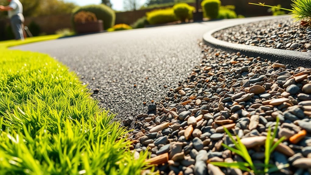 weed prevention driveway techniques