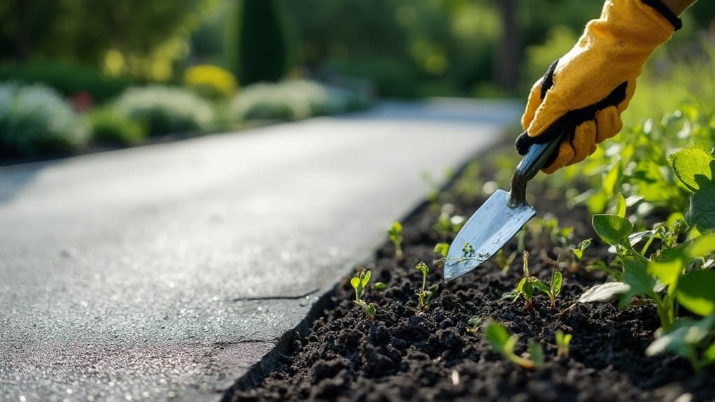 weed prevention for driveways