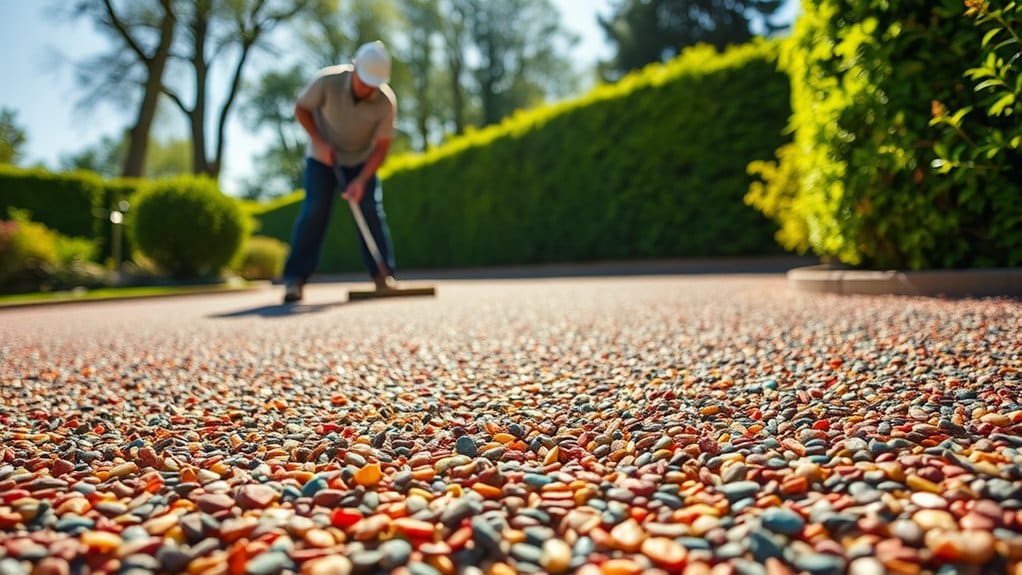 resin bound surface application