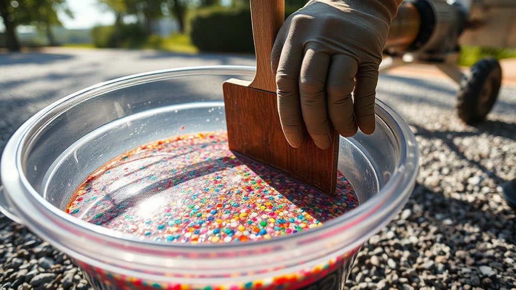 resin mixture preparation process