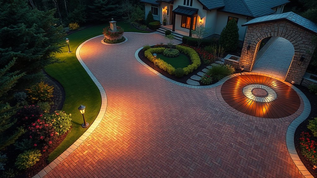 aesthetic driveway design choices