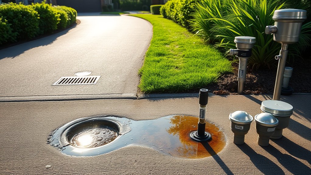 assess driveway water sources