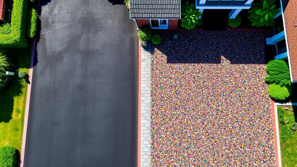 customizable resin driveway aesthetics