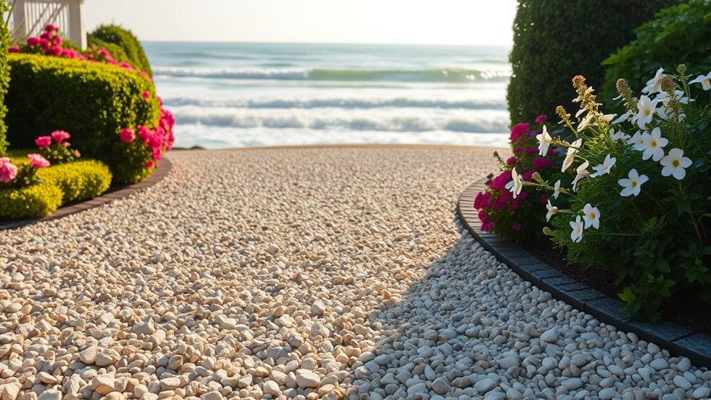 decorative and functional gravel