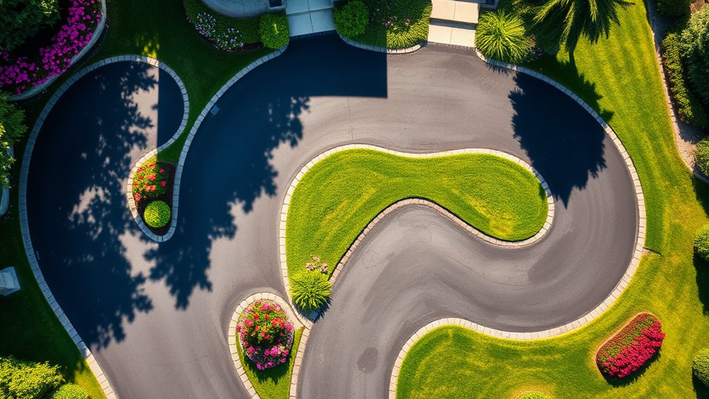driveway shape functionality evaluation