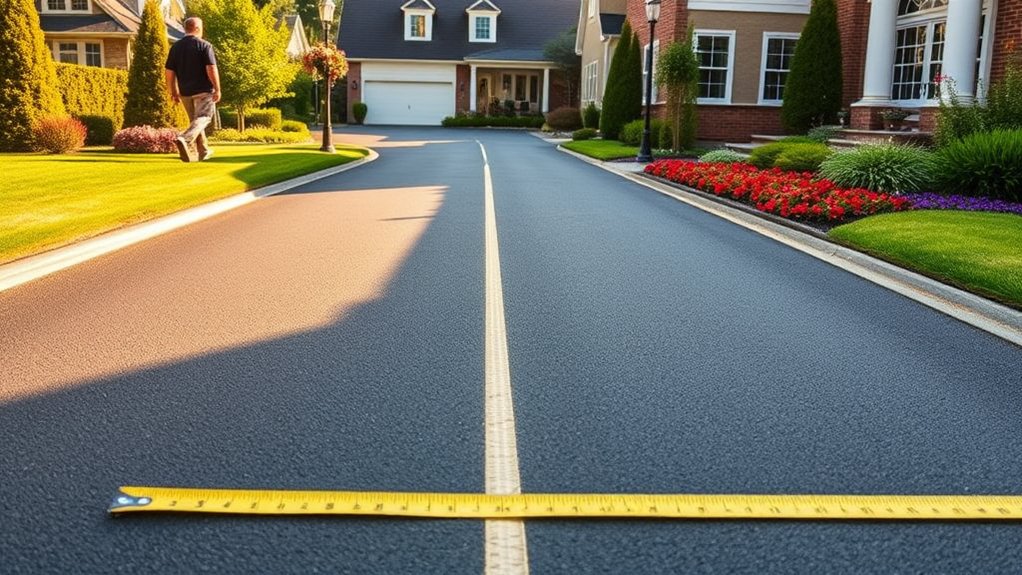 driveway width maintenance concerns
