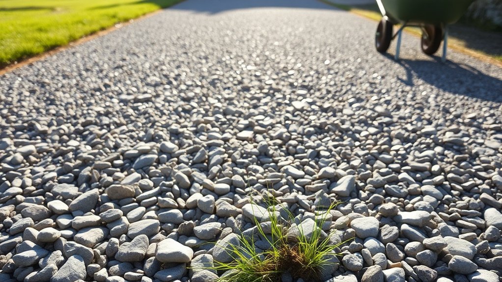 gravel driveways require maintenance