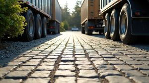 heavy vehicle driveway material