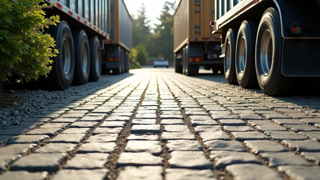 heavy vehicle driveway material