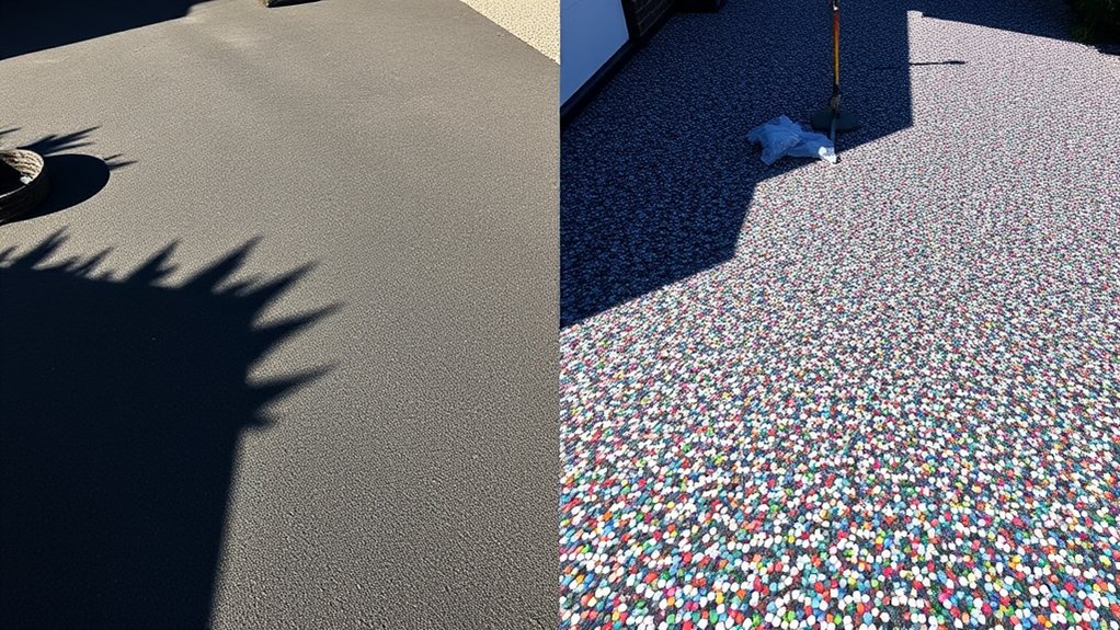 installation time comparison tarmac vs resin