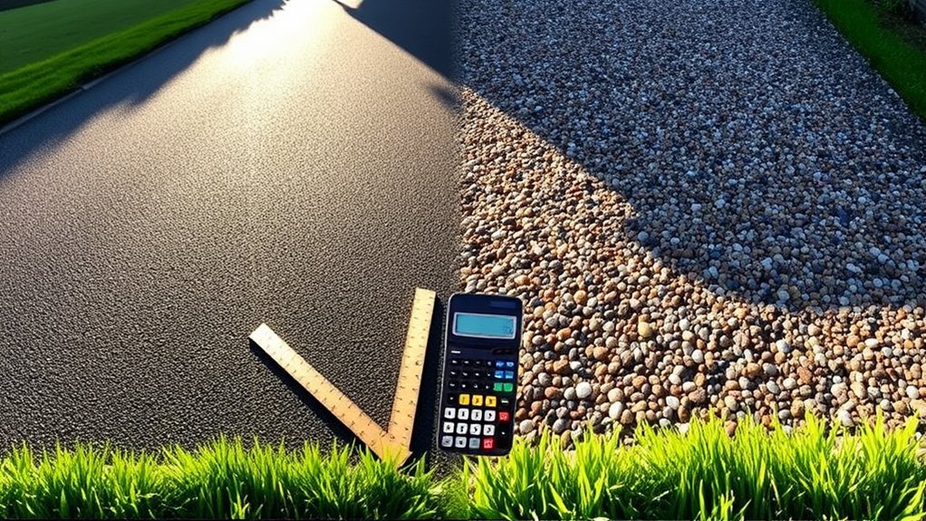 material costs tarmac vs resin