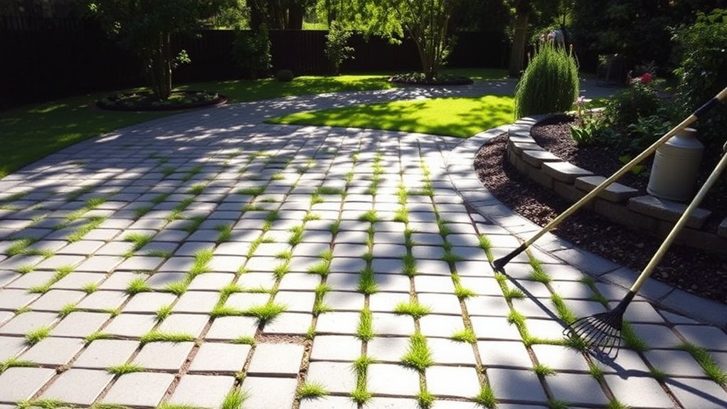 permeable driveway maintenance tasks