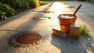 removing oil stains effectively