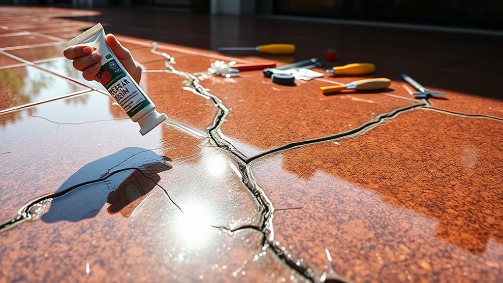 repairing hairline cracks effectively