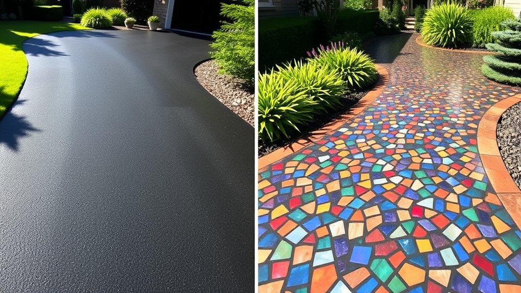 resin driveways enhance aesthetics