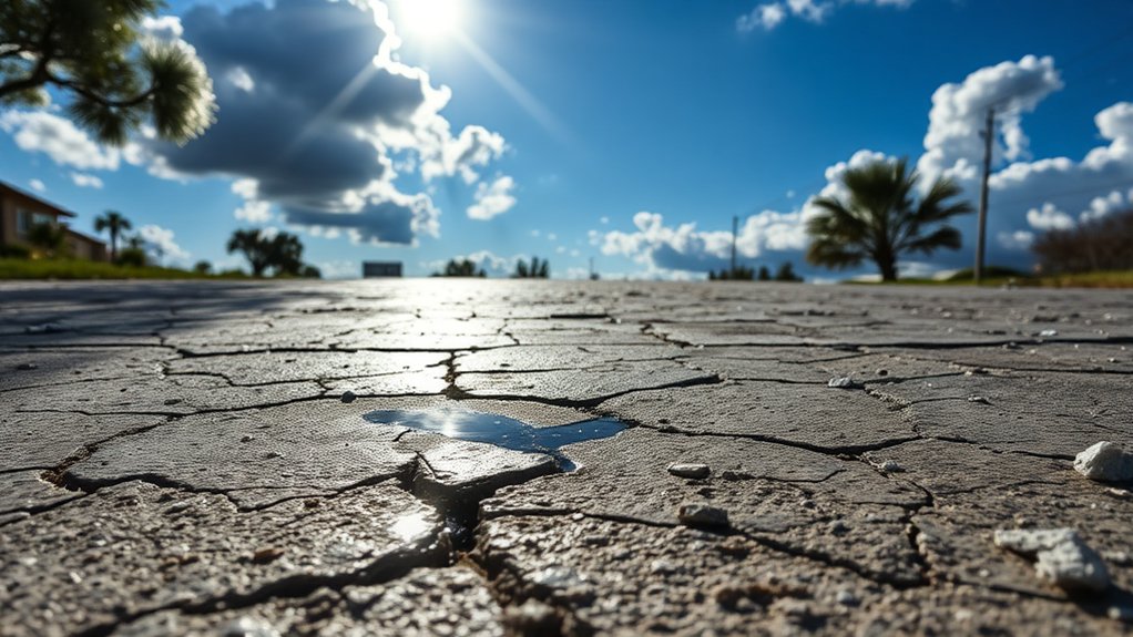 climate affects concrete durability