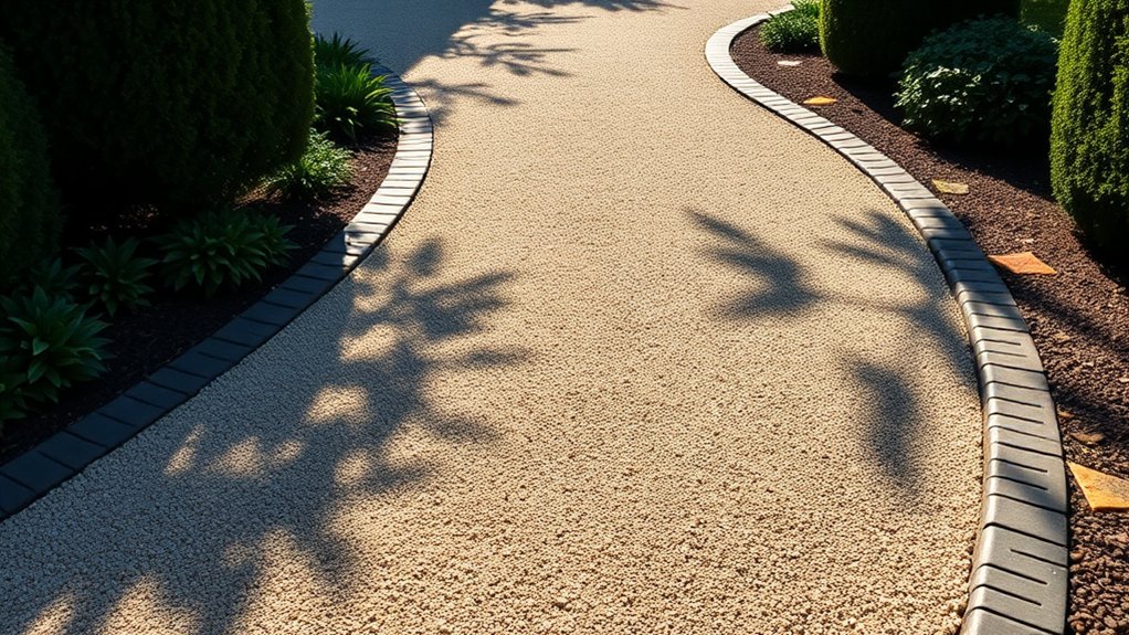 colorful patterns enhance driveways