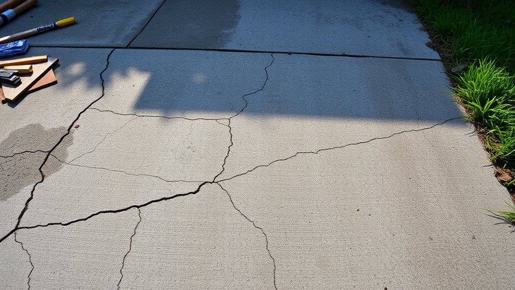 concrete driveway repair techniques