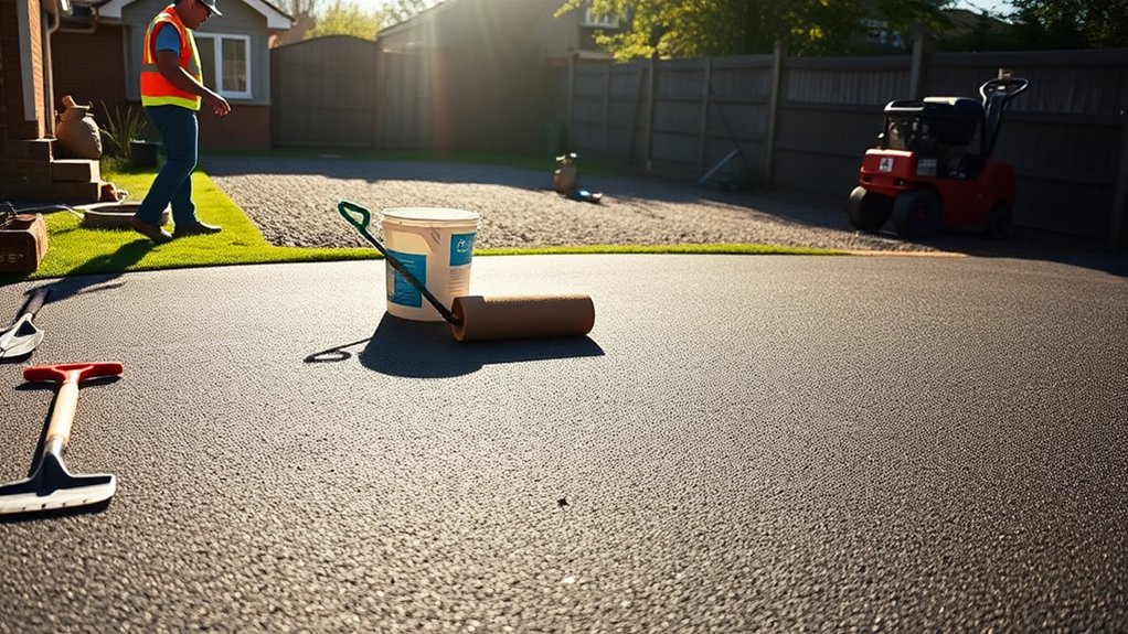 diy tarmac driveway installation steps