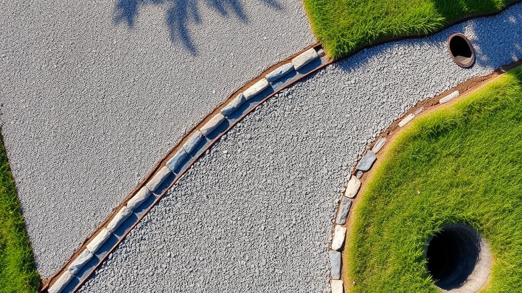 effective gravel driveway drainage