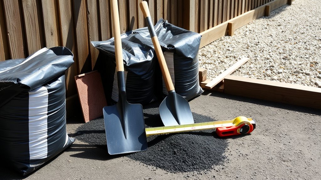 essential diy driveway tools
