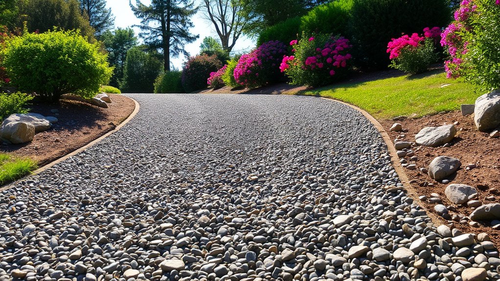 gravel choices for slopes