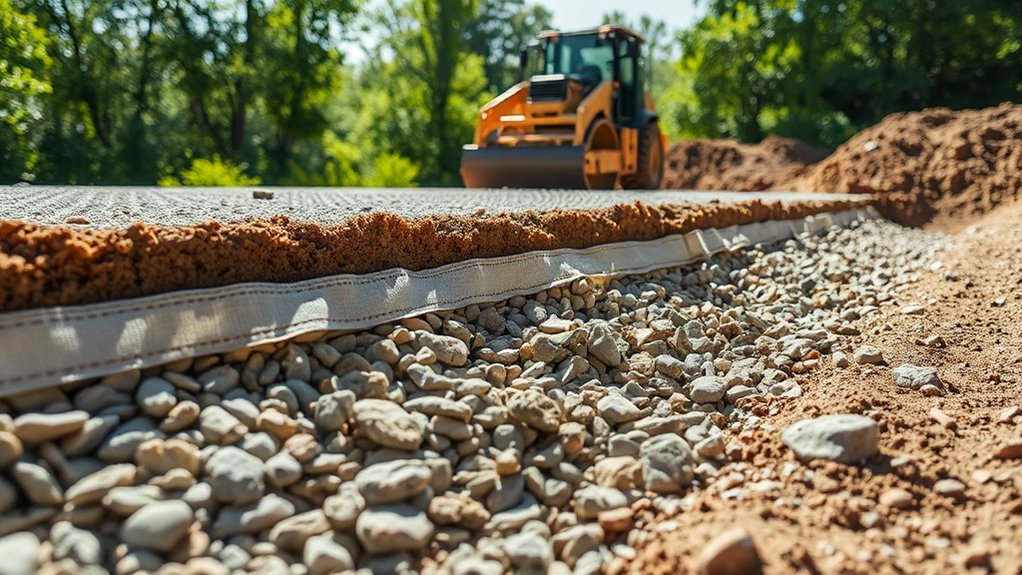 gravel driveway site preparation