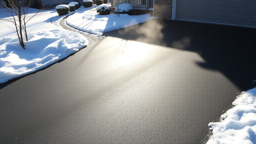 heated driveway maintenance benefits