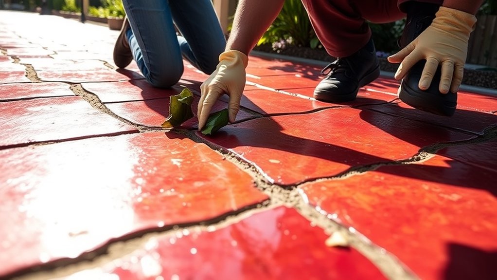 inspect driveway before washing