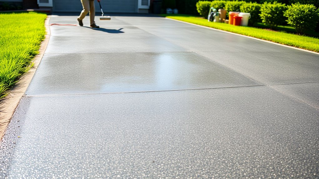 proper resin driveway application