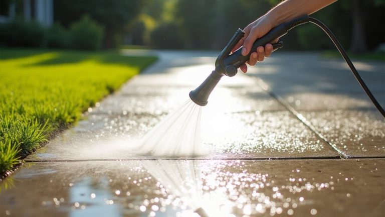 safe driveway pressure washing