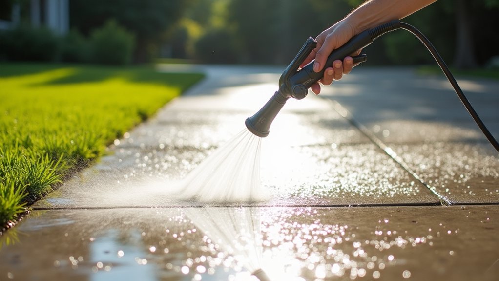safe driveway pressure washing