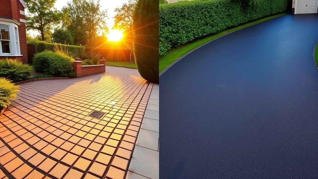 block paving versus tarmac value