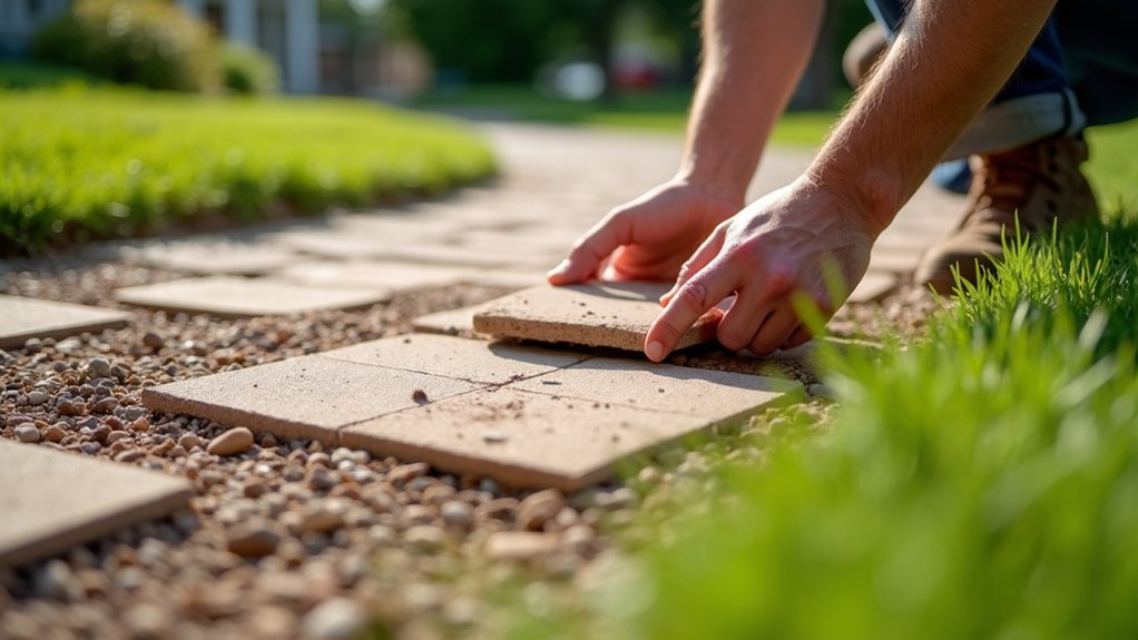 diy driveway paver installation