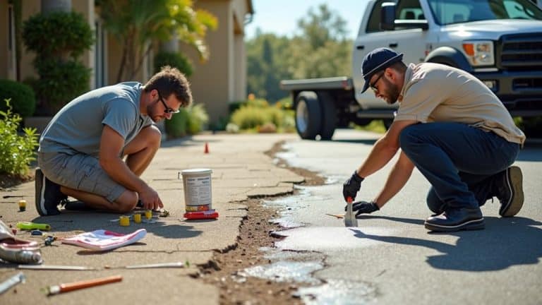 driveway crack repair options