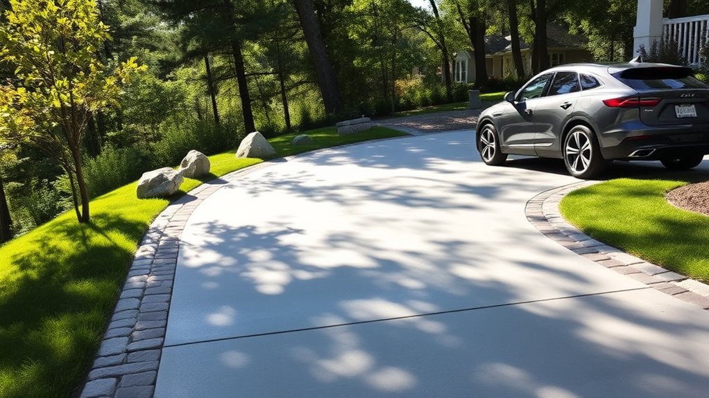 multi material driveway customization
