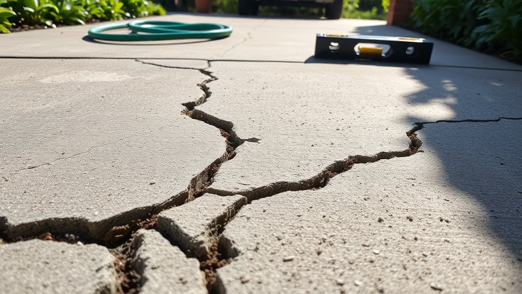 causes of uneven driveways