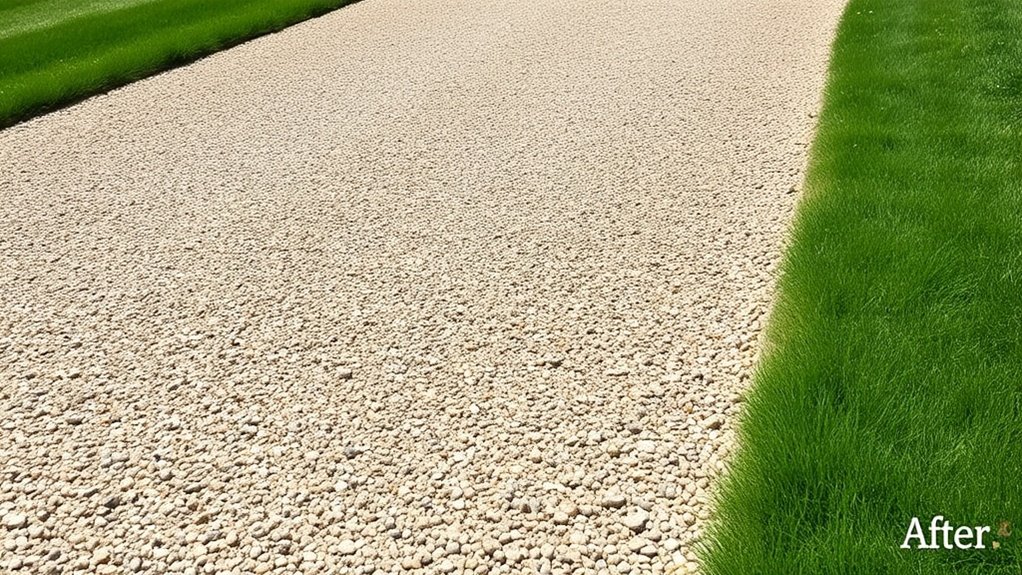 cohesive gravel driveway design