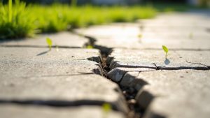 concrete driveway cracking causes