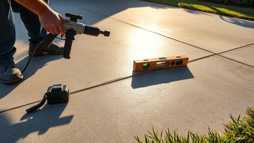 concrete leveling technique options
