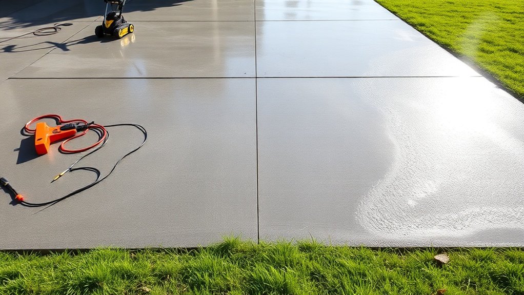 concrete pouring and pavers