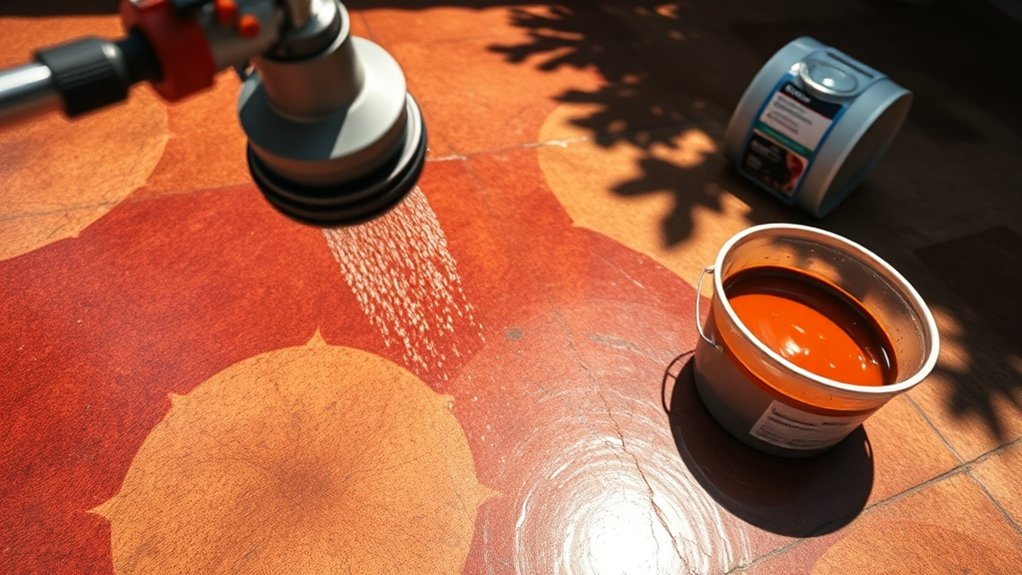 concrete staining application steps