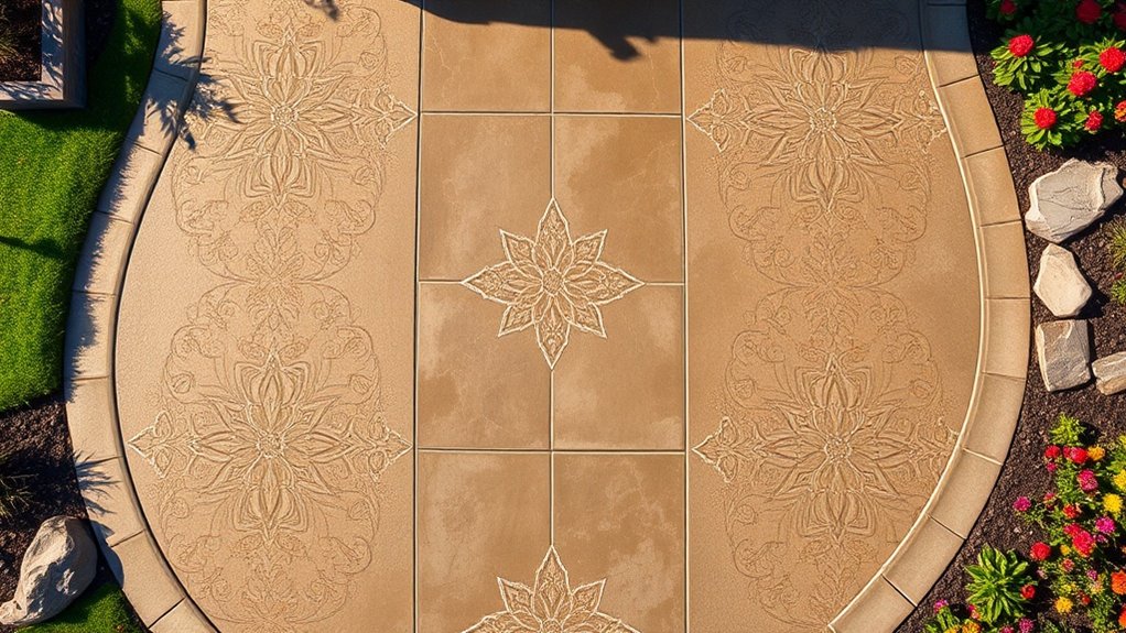 customized driveway design elements