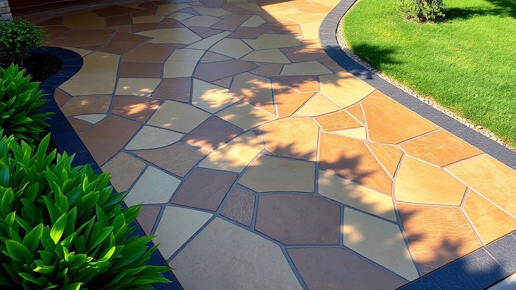 decorative driveway border options